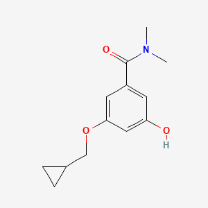 3-(Cyclopropylmethoxy)-5-hydroxy-N,N-dimethylbenzamide