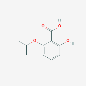 molecular formula C10H12O4 B14849619 2-Hydroxy-6-(propan-2-yloxy)benzoic acid 