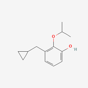 3-(Cyclopropylmethyl)-2-isopropoxyphenol