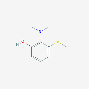 2-(Dimethylamino)-3-(methylthio)phenol