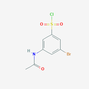 3-(Acetylamino)-5-bromobenzenesulfonyl chloride