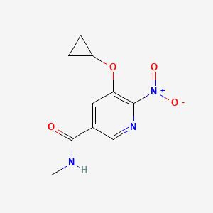 5-Cyclopropoxy-N-methyl-6-nitronicotinamide