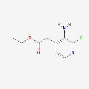 Ethyl (3-amino-2-chloropyridin-4-YL)acetate