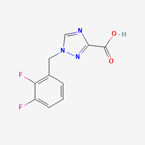 molecular formula C10H7F2N3O2 B1484970 1-(2, 3-Difluorobenzyl)-1H-1,2,4-triazole-3-carboxylic acid CAS No. 1996875-29-6