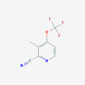 3-Methyl-4-trifluoromethoxy-pyridine-2-carbonitrile