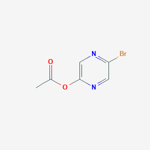 5-Bromopyrazin-2-YL acetate