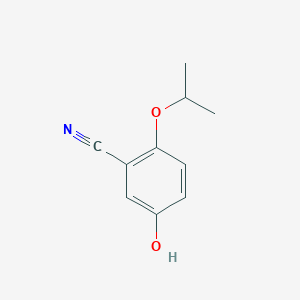 molecular formula C10H11NO2 B14849793 5-Hydroxy-2-isopropoxybenzonitrile 