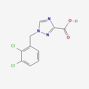 molecular formula C10H7Cl2N3O2 B1484983 1-(2,3-Dichlorobenzyl)-1H-1,2,4-triazole-3-carboxylic acid CAS No. 1999825-20-5
