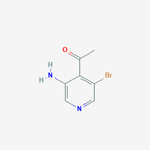 1-(3-Amino-5-bromopyridin-4-YL)ethanone