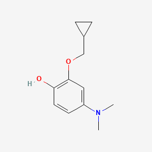 2-(Cyclopropylmethoxy)-4-(dimethylamino)phenol