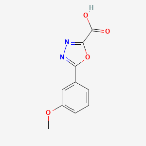 5-(3-Methoxyphenyl)-1,3,4-oxadiazole-2-carboxylic acid