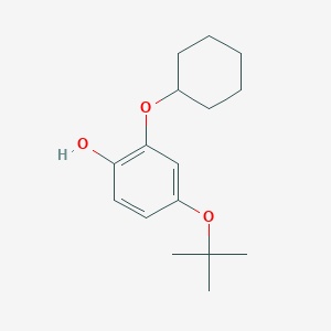 4-Tert-butoxy-2-(cyclohexyloxy)phenol