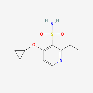 4-Cyclopropoxy-2-ethylpyridine-3-sulfonamide