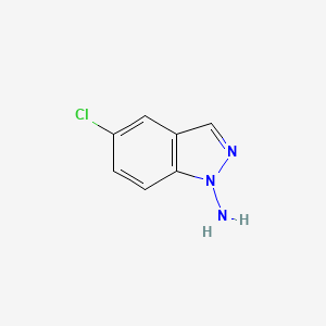 molecular formula C7H6ClN3 B14849955 5-Chloro-1H-indazol-1-amine 