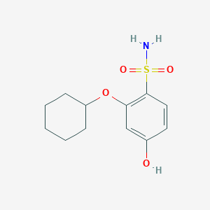 2-(Cyclohexyloxy)-4-hydroxybenzenesulfonamide