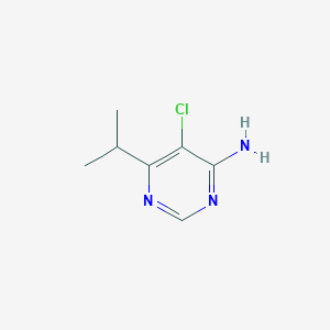 molecular formula C7H10ClN3 B14849999 5-Chloro-6-isopropylpyrimidin-4-amine 