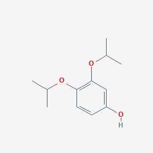 molecular formula C12H18O3 B14850018 3,4-Diisopropoxyphenol 