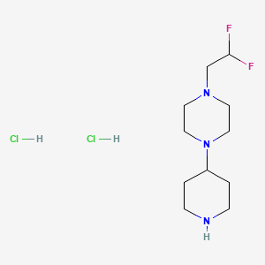 1-(2,2-Difluoroethyl)-4-piperidin-4-yl-piperazine dihydrochloride