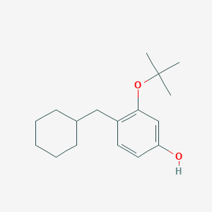 3-Tert-butoxy-4-(cyclohexylmethyl)phenol