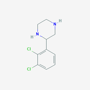 molecular formula C10H12Cl2N2 B14850070 2-(2,3-Dichlorophenyl)piperazine 