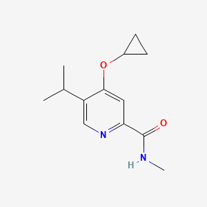 4-Cyclopropoxy-5-isopropyl-N-methylpicolinamide