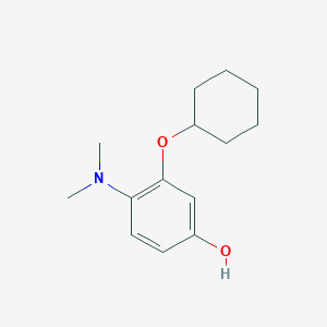 3-(Cyclohexyloxy)-4-(dimethylamino)phenol