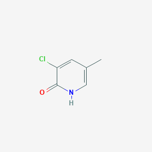 molecular formula C6H6ClNO B14850155 3-Chloro-5-methylpyridin-2-OL 