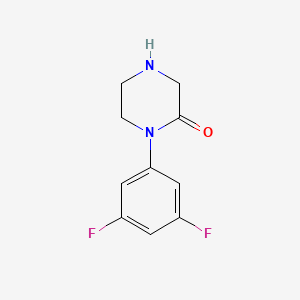 1-(3,5-Difluoro-phenyl)-piperazin-2-one