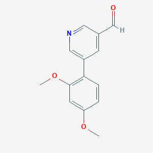 5-(2,4-Dimethoxyphenyl)nicotinaldehyde