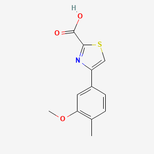 4-(3-Methoxy-4-methyl-phenyl)-thiazole-2-carboxylic acid