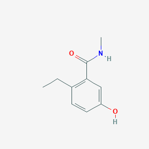 molecular formula C10H13NO2 B14850206 2-Ethyl-5-hydroxy-N-methylbenzamide 