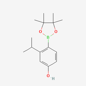 3-Isopropyl-4-(4,4,5,5-tetramethyl-1,3,2-dioxaborolan-2-YL)phenol