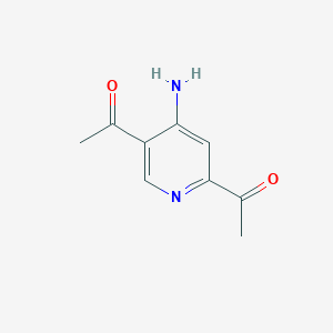 1-(5-Acetyl-4-aminopyridin-2-YL)ethanone