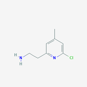 2-(6-Chloro-4-methylpyridin-2-YL)ethanamine