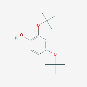 molecular formula C14H22O3 B14850288 2,4-DI-Tert-butoxyphenol 