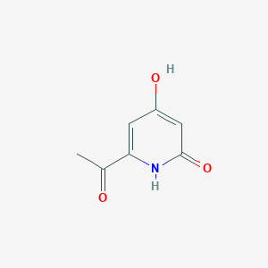 1-(4,6-Dihydroxypyridin-2-YL)ethanone