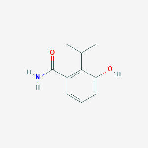 molecular formula C10H13NO2 B14850333 3-Hydroxy-2-isopropylbenzamide 