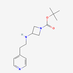 Tert-butyl 3-(2-(pyridin-4-YL)ethylamino)azetidine-1-carboxylate