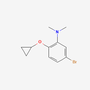 5-Bromo-2-cyclopropoxy-N,N-dimethylaniline