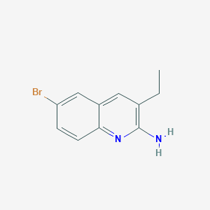 2-Amino-6-bromo-3-ethylquinoline