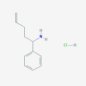 1-Phenylpent-4-en-1-amine hydrochloride
