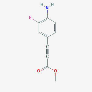 Methyl 3-(4-amino-3-fluorophenyl)prop-2-ynoate