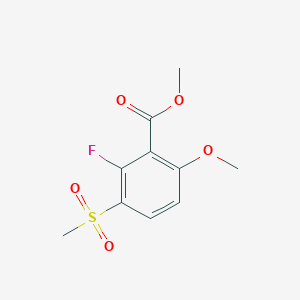 molecular formula C10H11FO5S B1485046 Methyl 2-Fluoro-6-methoxy-3-(methylsulfonyl)benzoate CAS No. 2006278-07-3