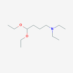 molecular formula C12H27NO2 B1485047 4,4-二乙氧基-N,N-二乙基丁-1-胺 CAS No. 97028-91-6