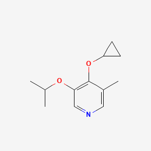 4-Cyclopropoxy-3-isopropoxy-5-methylpyridine