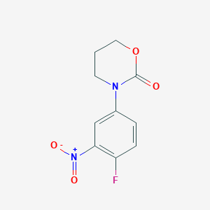 3-(4-Fluoro-3-nitrophenyl)-1,3-oxazinan-2-one