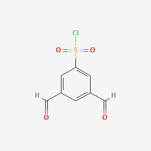 3,5-Diformylbenzenesulfonyl chloride