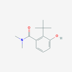 molecular formula C13H19NO2 B14850515 2-Tert-butyl-3-hydroxy-N,N-dimethylbenzamide 