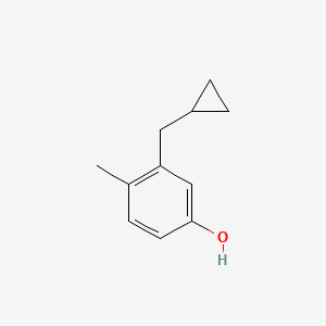 3-(Cyclopropylmethyl)-4-methylphenol