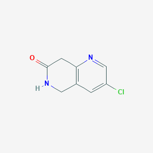 3-Chloro-5,8-dihydro-1,6-naphthyridin-7(6H)-one